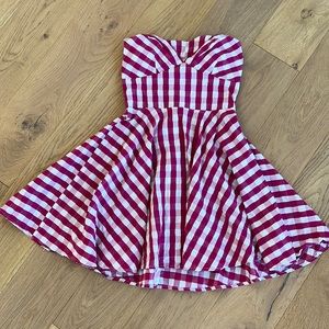Gingham Pink Picnic Dress